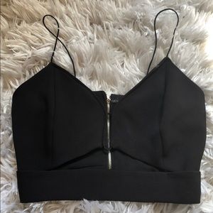 Endless rose Black crop top